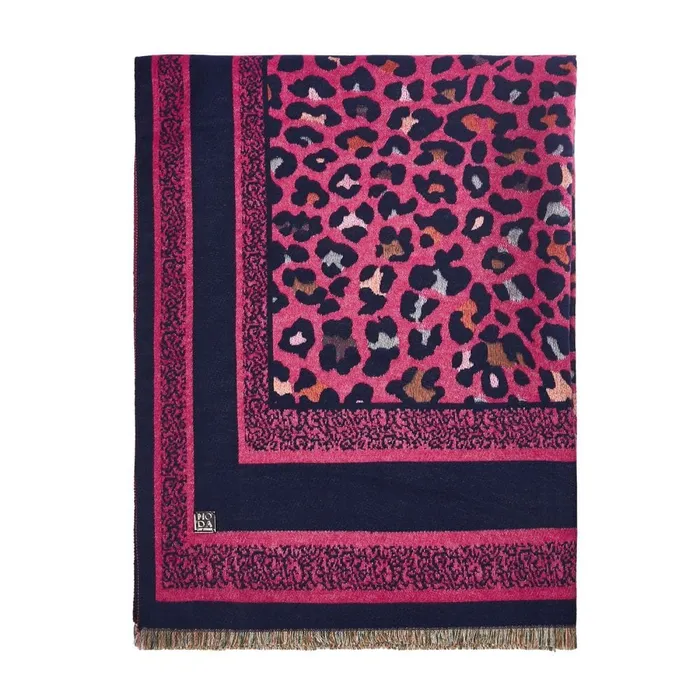 Scarves Women Moda In Pelle Leonniescarf Pink Textile Scarves Women Moda In Pelle Leonniescarf Pink Textile