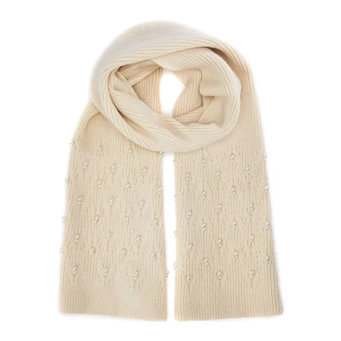 Scarves Women Moda In Pelle Promysescarf Cream Textile Scarves Women Moda In Pelle Promysescarf Cream Textile