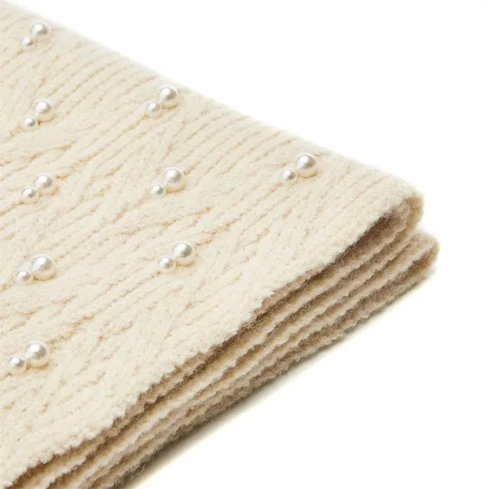 Scarves Women Moda In Pelle Promysescarf Cream Textile Scarves Women Moda In Pelle Promysescarf Cream Textile
