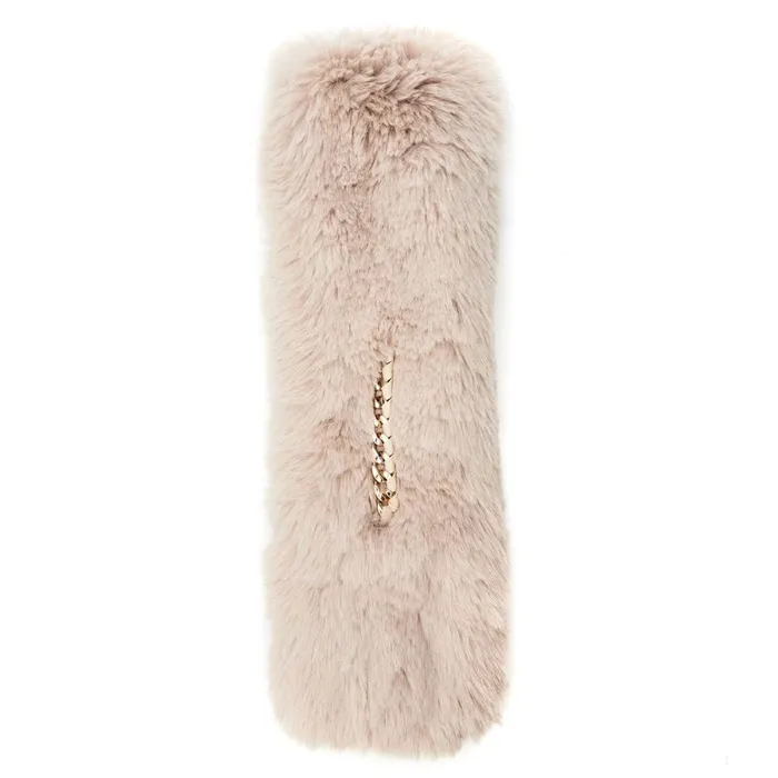Scarves Women Moda In Pelle Yitzelscarf Cream Faux Fur Scarves Women Moda In Pelle Yitzelscarf Cream Faux Fur