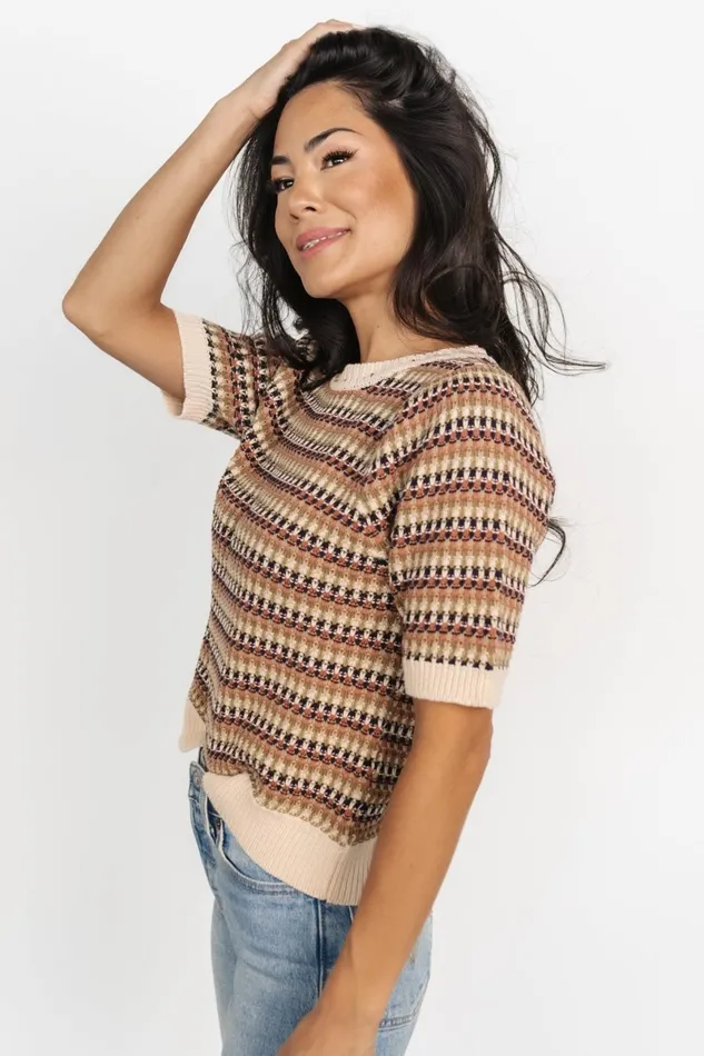 Scout Knit Sweater Top Multi Women Baltic Born Sweaters Scout Knit Sweater Top Multi Women Baltic Born Sweaters