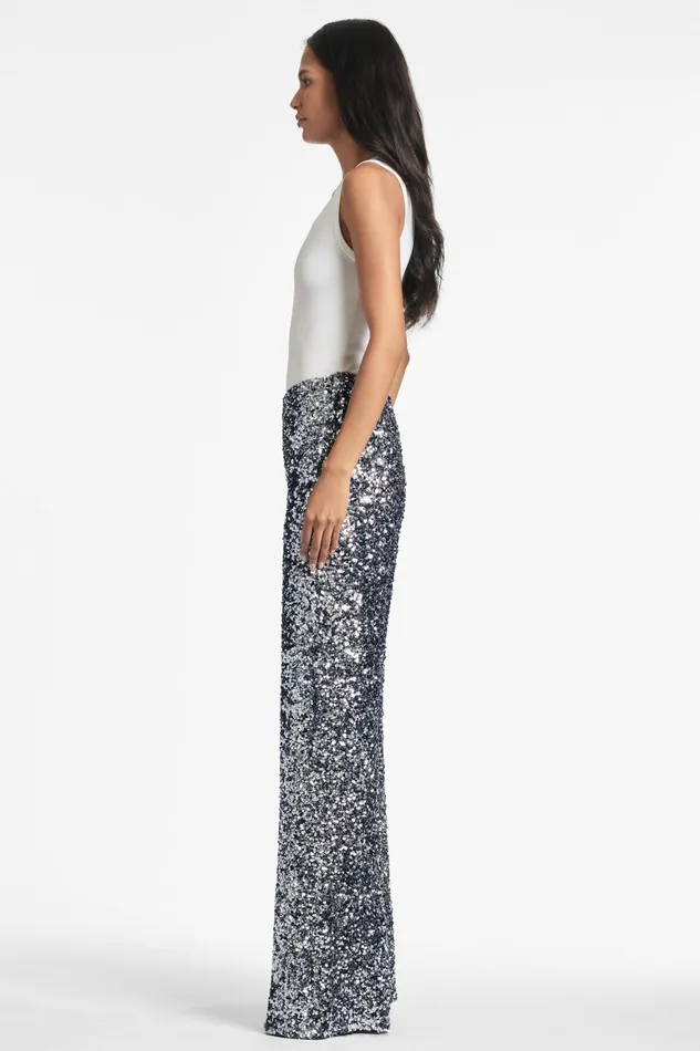 Sequin Alli Pant 8211 Gunmetal Women Sachin and Babi Matching Sets