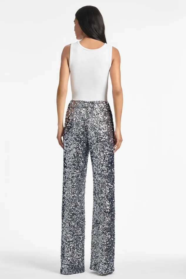 Sequin Alli Pant 8211 Gunmetal Women Sachin and Babi Matching Sets