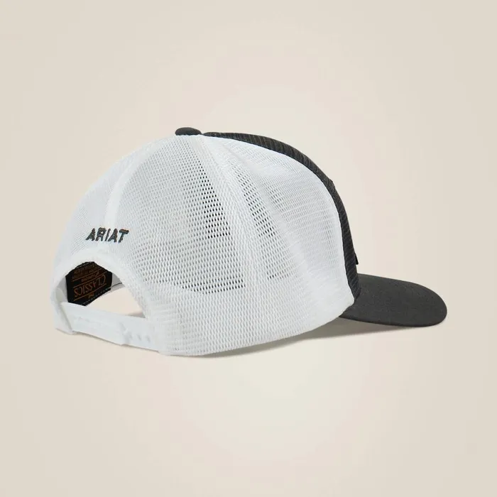Shield Flag Mesh Cap Gray Men Ariat Hats and Caps Shield Flag Mesh Cap Gray Men Ariat Hats and Caps