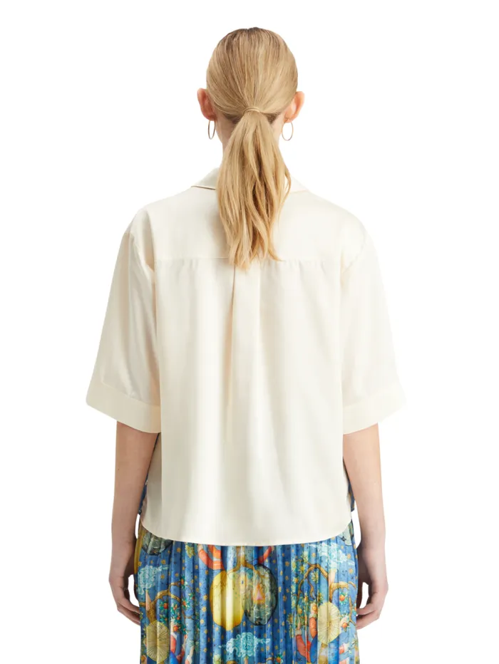 SHORT SLEEVED SHIRT EMBASSY OF THE FREE MIND PRINT Embassy Tree Aop Women Scotch and Soda Tops and TShirts SHORT SLEEVED SHIRT EMBASSY OF THE FREE MIND PRINT Embassy Tree Aop Women Scotch and Soda Tops and TShirts