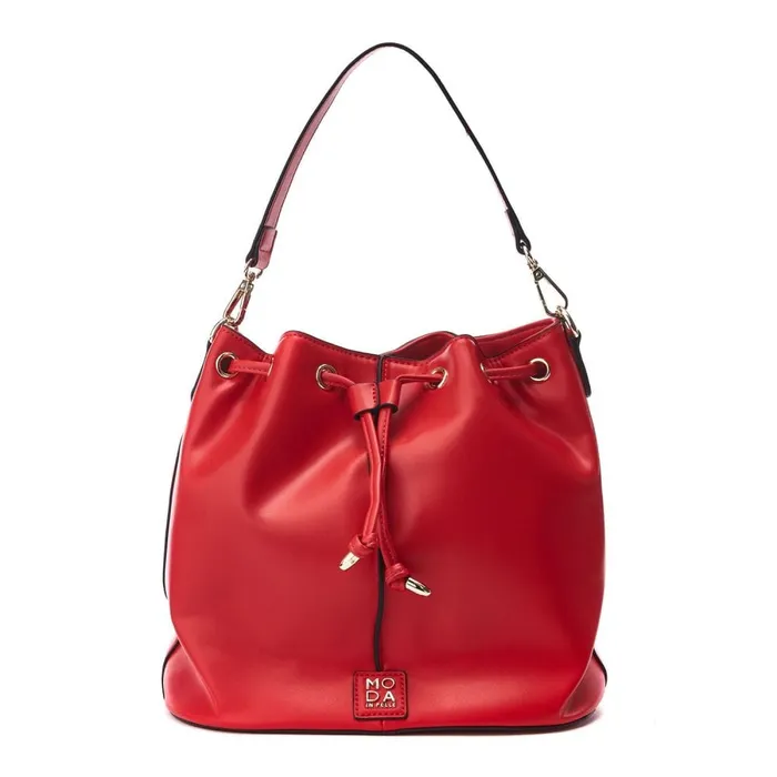 Shoulder Bags Women Moda In Pelle Betty Bag Red Porvair