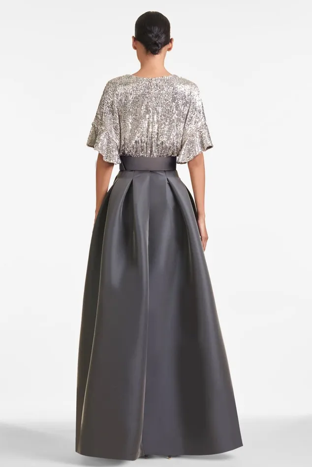 Simone Gown 8211 Charcoal Women Sachin and Babi Evening