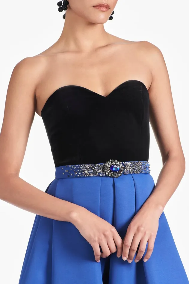 Siobhan Gown 8211 BlackCobalt Women Sachin and Babi Formal