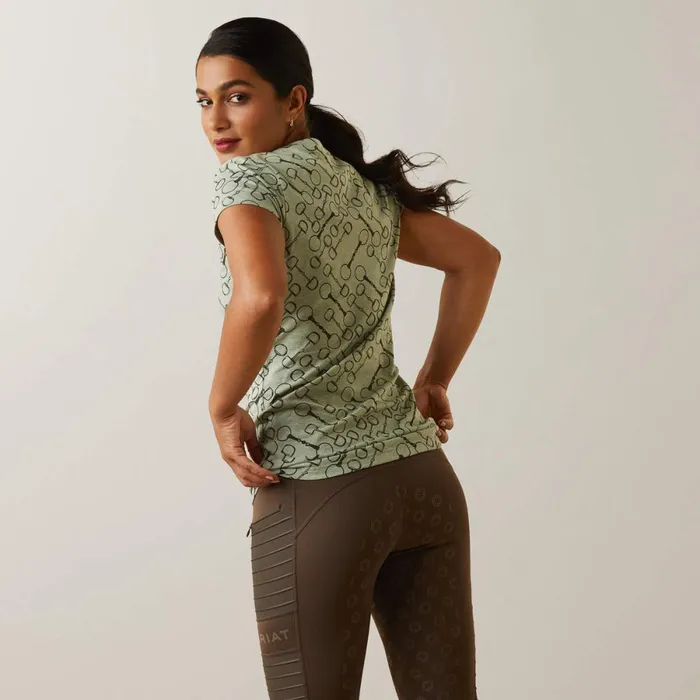 Snaffle TShirt Basil Heather Women Ariat TShirts and Tops Snaffle TShirt Basil Heather Women Ariat TShirts and Tops