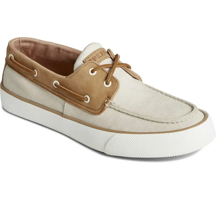 Sneakers Men Sperry Bahama II Linen Sneaker Taupe Sneakers Men Sperry Bahama II Linen Sneaker Taupe