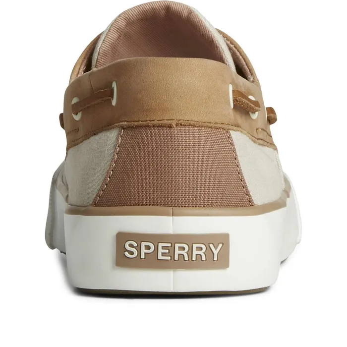 Sneakers Men Sperry Bahama II Linen Sneaker Taupe Sneakers Men Sperry Bahama II Linen Sneaker Taupe