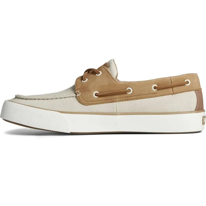 Sneakers Men Sperry Bahama II Linen Sneaker Taupe Sneakers Men Sperry Bahama II Linen Sneaker Taupe
