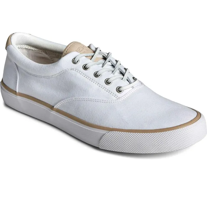 Sneakers Men Sperry SeaCycled Striper II CVO Twill Sneaker White Sneakers Men Sperry SeaCycled Striper II CVO Twill Sneaker White