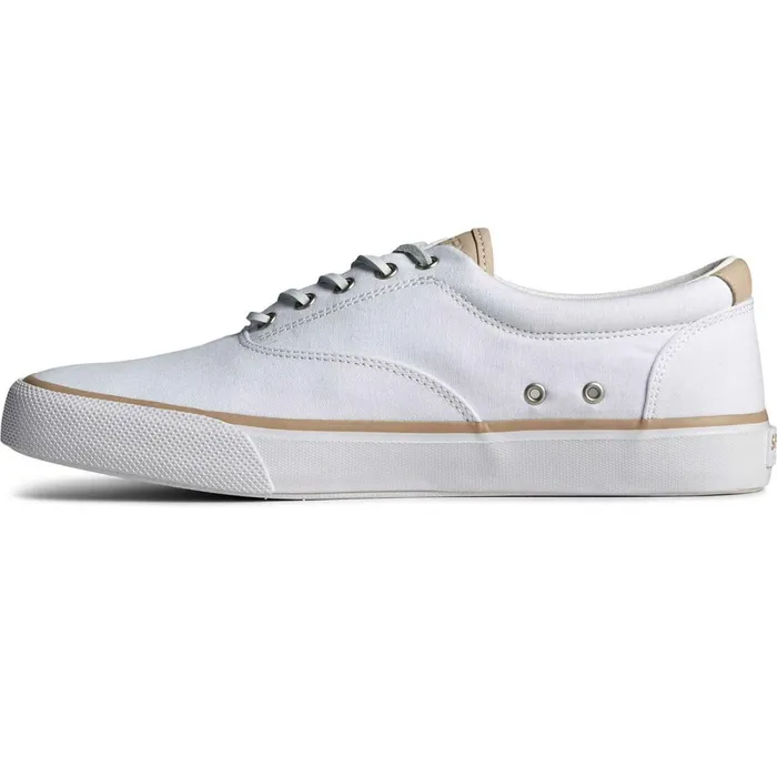 Sneakers Men Sperry SeaCycled Striper II CVO Twill Sneaker White Sneakers Men Sperry SeaCycled Striper II CVO Twill Sneaker White