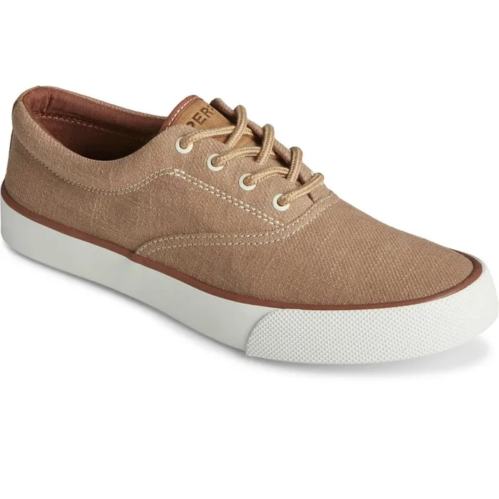 Sneakers Men Sperry Striper II Slub Linen Sneaker Taupe Sneakers Men Sperry Striper II Slub Linen Sneaker Taupe