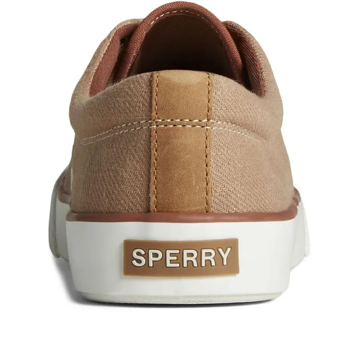 Sneakers Men Sperry Striper II Slub Linen Sneaker Taupe Sneakers Men Sperry Striper II Slub Linen Sneaker Taupe