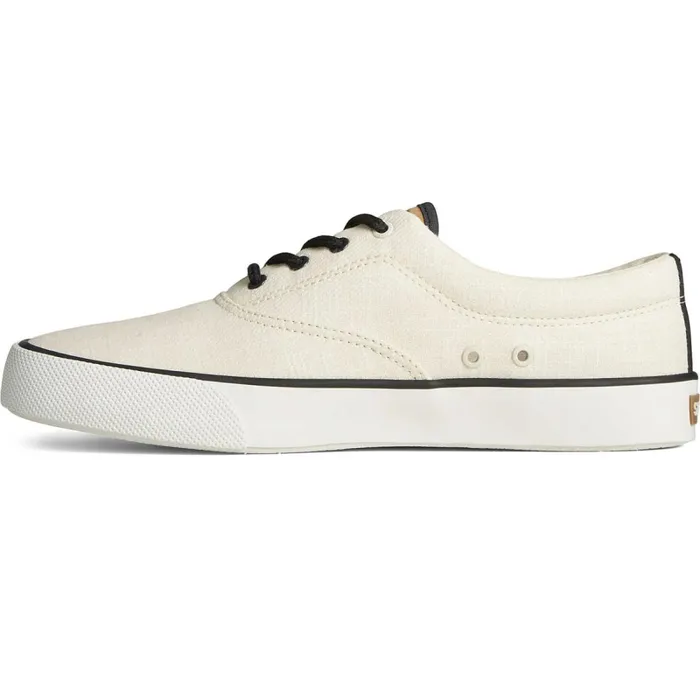 Sneakers Men Sperry Striper II Slub Linen Sneaker White Sneakers Men Sperry Striper II Slub Linen Sneaker White