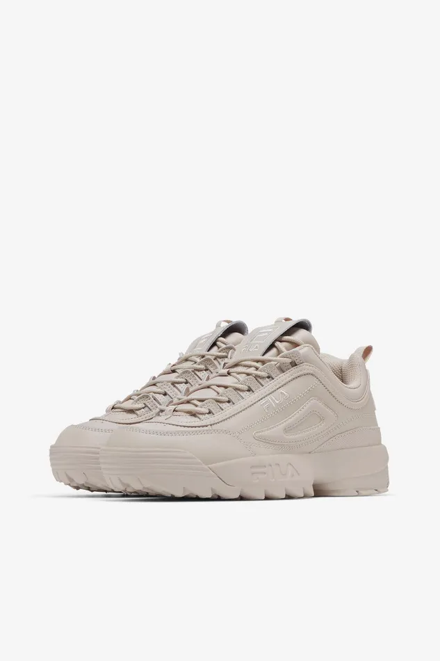 Sneakers Women Fila Disruptor 2 Premium 063 Silver Gray Silver Gray White Sand