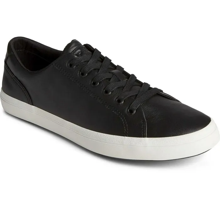 Sneakers WomenMen Sperry Striper II LLT Leather Sneaker Black