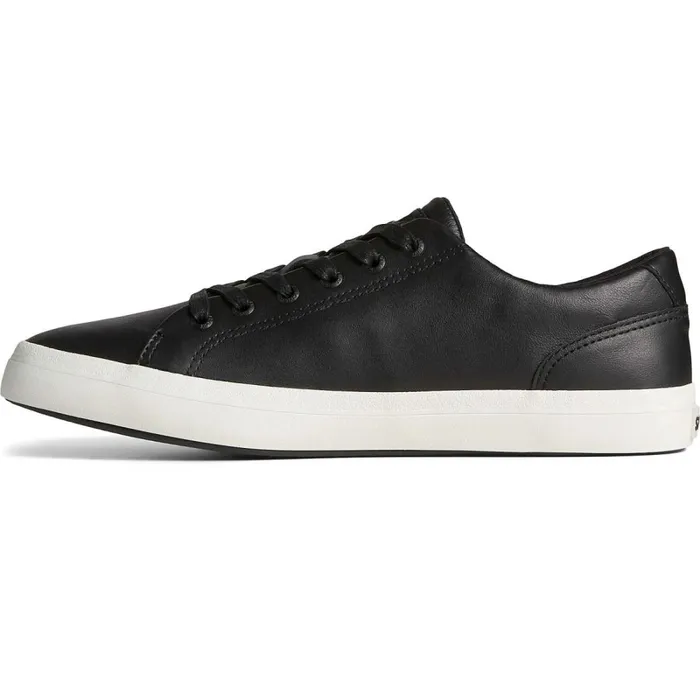 Sneakers WomenMen Sperry Striper II LLT Leather Sneaker Black