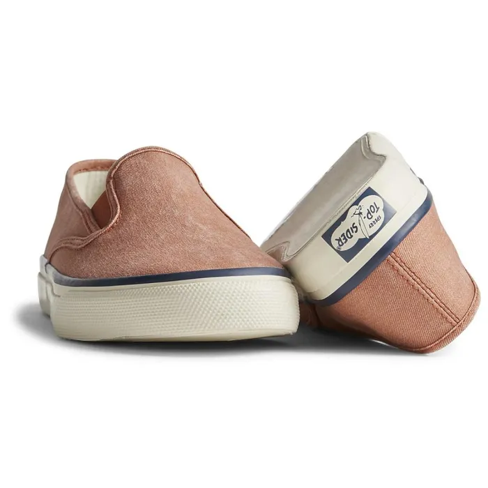 Sneakers WomenMen Sperry Unisex Cloud Slip On Deck Sneaker Washed Red