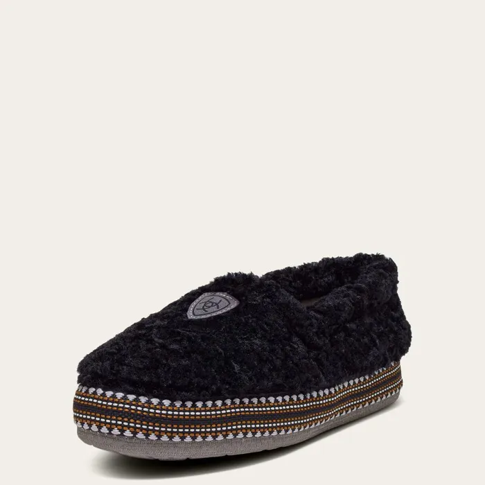 Snuggle Black Women Ariat Slippers