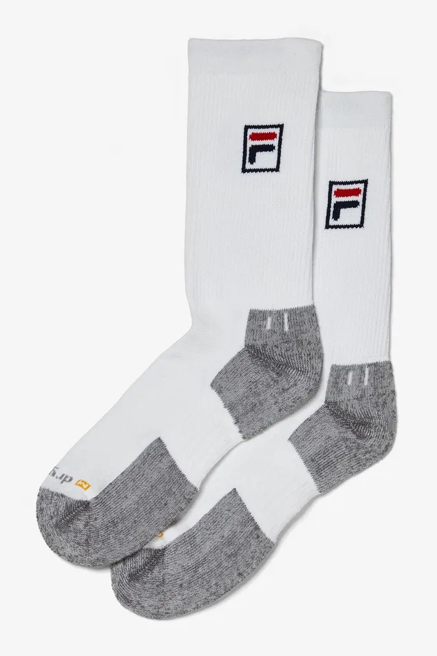 Socks Bags And Accessories Men Fila Crew Socks 100 White