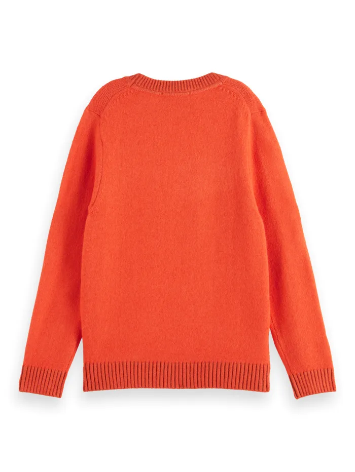 SOFT KNIT PULLOVER Smart Blue Kids Scotch and Soda Knitwear