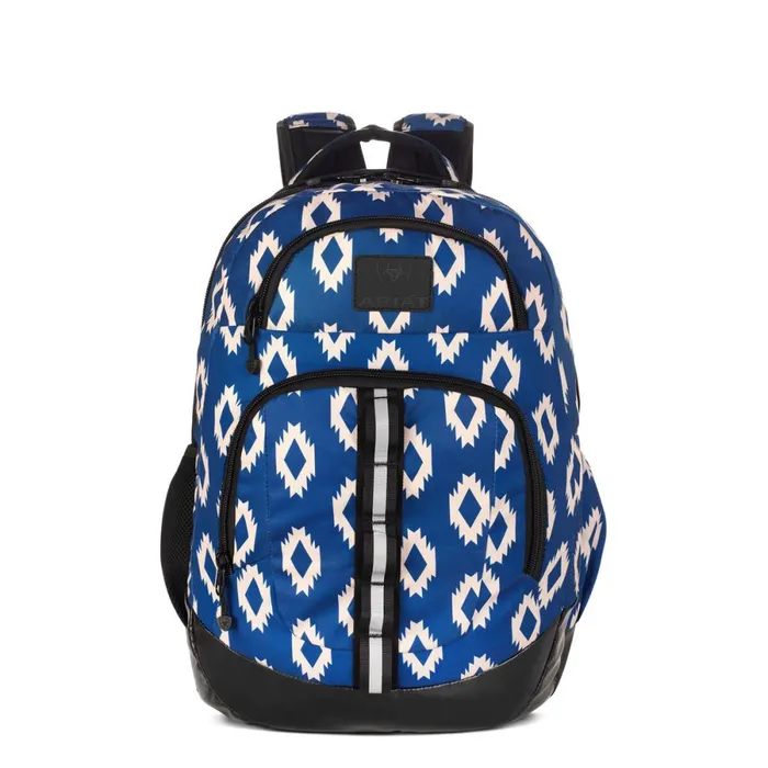 Southwest Diamond Print Backpack Blue MenWomen Ariat Bags and Wallets