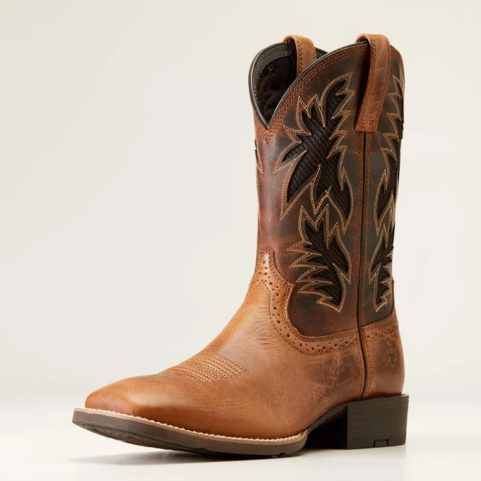 Sport Cool VentTEK Western Boot Dark Tan Men Ariat Western Boots