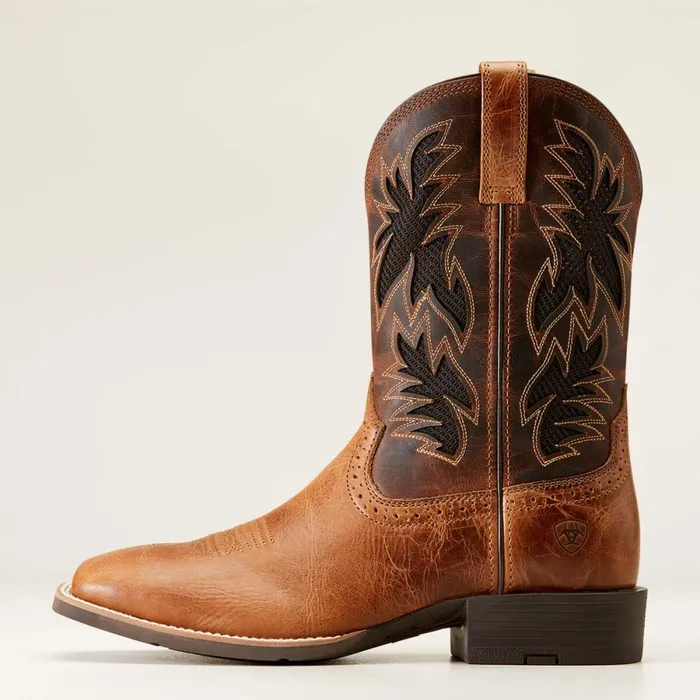 Sport Cool VentTEK Western Boot Dark Tan Men Ariat Western Boots Sport Cool VentTEK Western Boot Dark Tan Men Ariat Western Boots