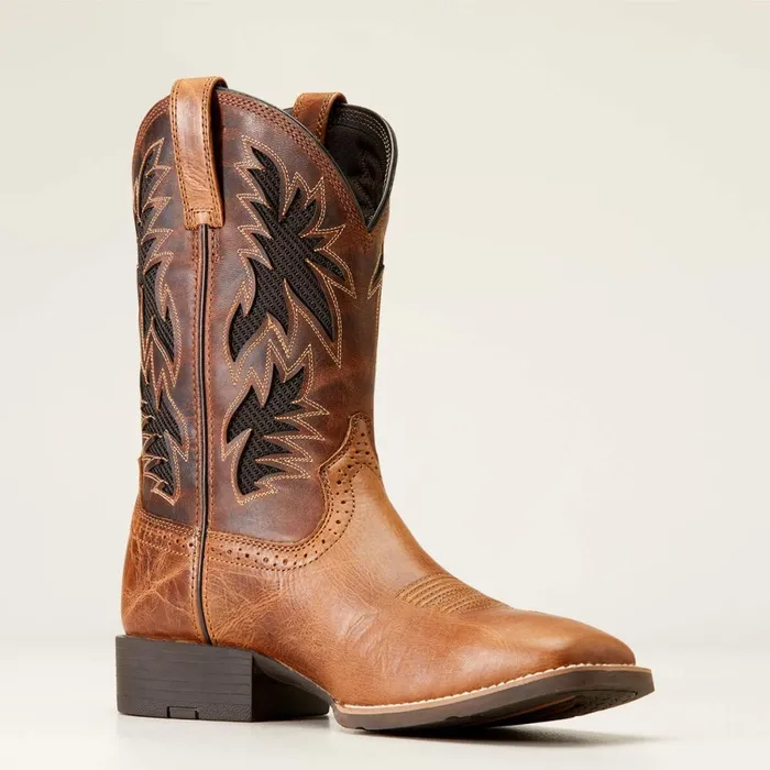 Sport Cool VentTEK Western Boot Dark Tan Men Ariat Western Boots Sport Cool VentTEK Western Boot Dark Tan Men Ariat Western Boots