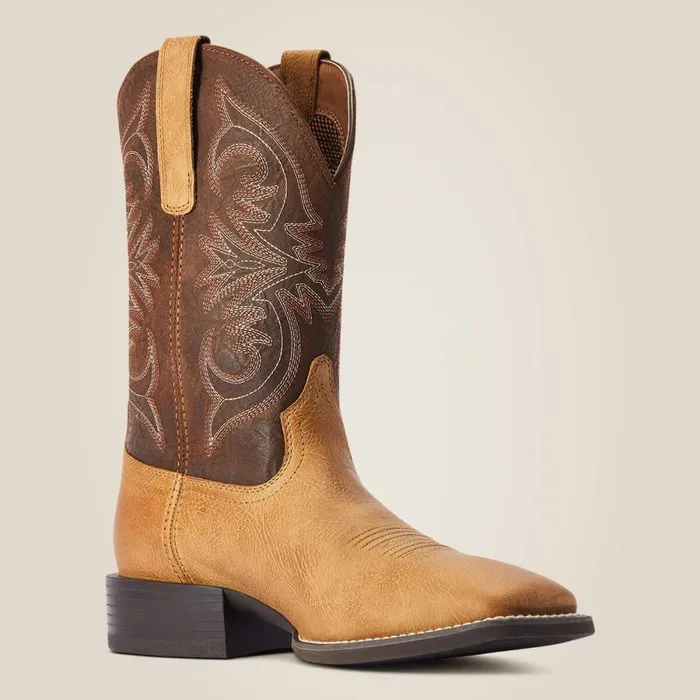 Sport Pardner Western Boot Matte Tan Buck Men Ariat Western Boots Sport Pardner Western Boot Matte Tan Buck Men Ariat Western Boots
