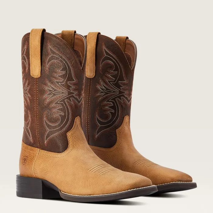 Sport Pardner Western Boot Matte Tan Buck Men Ariat Western Boots Sport Pardner Western Boot Matte Tan Buck Men Ariat Western Boots