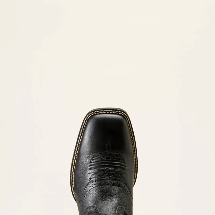 Sport Wide Square Toe Western Boot Black Deertan Men Ariat Western Boots Sport Wide Square Toe Western Boot Black Deertan Men Ariat Western Boots