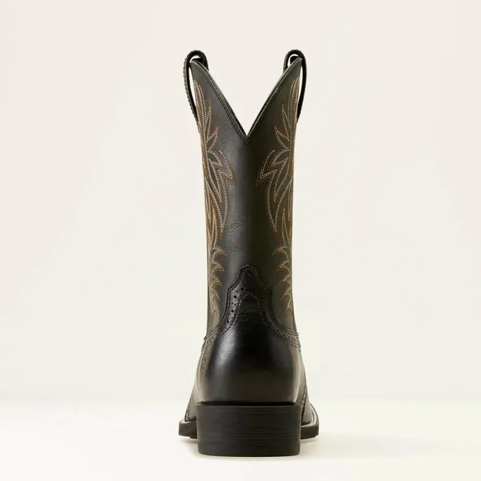 Sport Wide Square Toe Western Boot Black Deertan Men Ariat Western Boots Sport Wide Square Toe Western Boot Black Deertan Men Ariat Western Boots