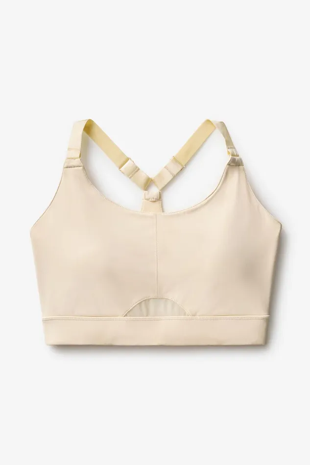 Sports Bras Women Fila Medium Support Bra With Adjustable Straps 926 Angora