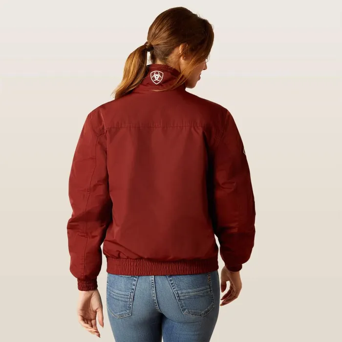 Stable Insulated Jacket Fired Brick Women Ariat Jackets and Vests