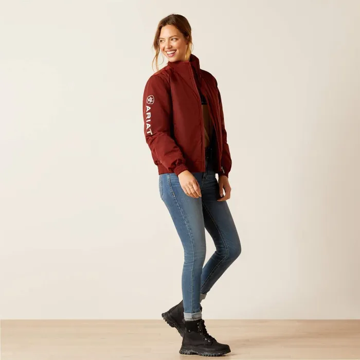Stable Insulated Jacket Fired Brick Women Ariat Jackets and Vests