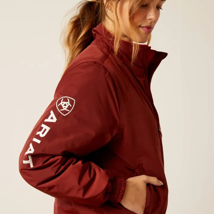 Stable Insulated Jacket Fired Brick Women Ariat Jackets and Vests