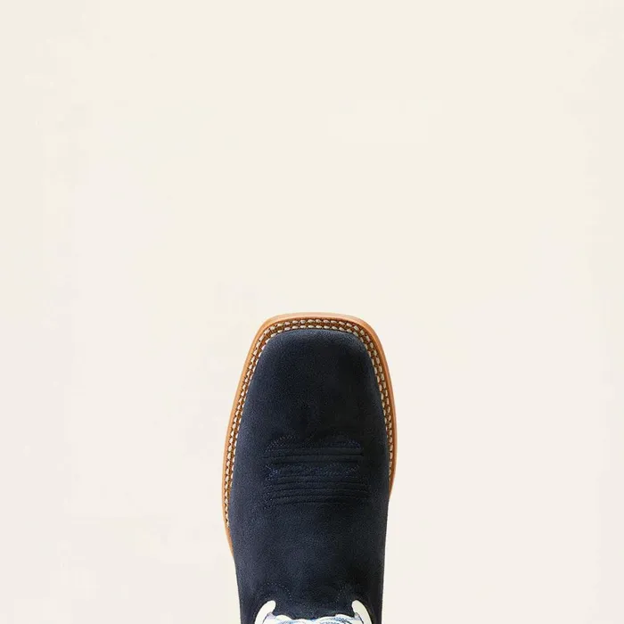 Sting Cowboy Boot Indigo Roughoutblanco Men Ariat Western Boots Sting Cowboy Boot Indigo Roughoutblanco Men Ariat Western Boots