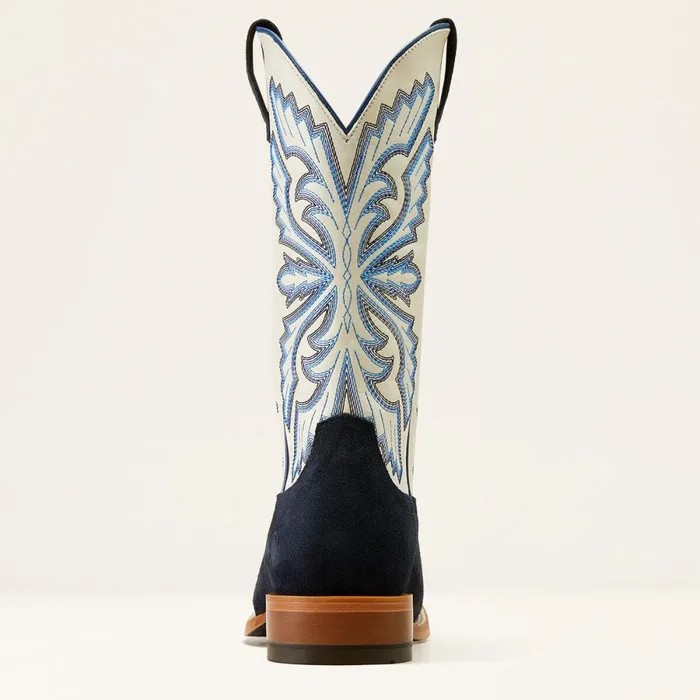 Sting Cowboy Boot Indigo Roughoutblanco Men Ariat Western Boots Sting Cowboy Boot Indigo Roughoutblanco Men Ariat Western Boots