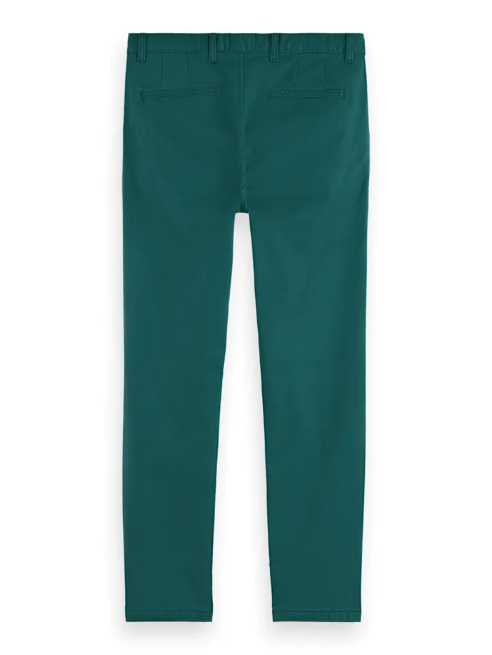 STUART STRETCH COTTON TWILL CHINO Cypress Green Men Scotch and Soda Pants