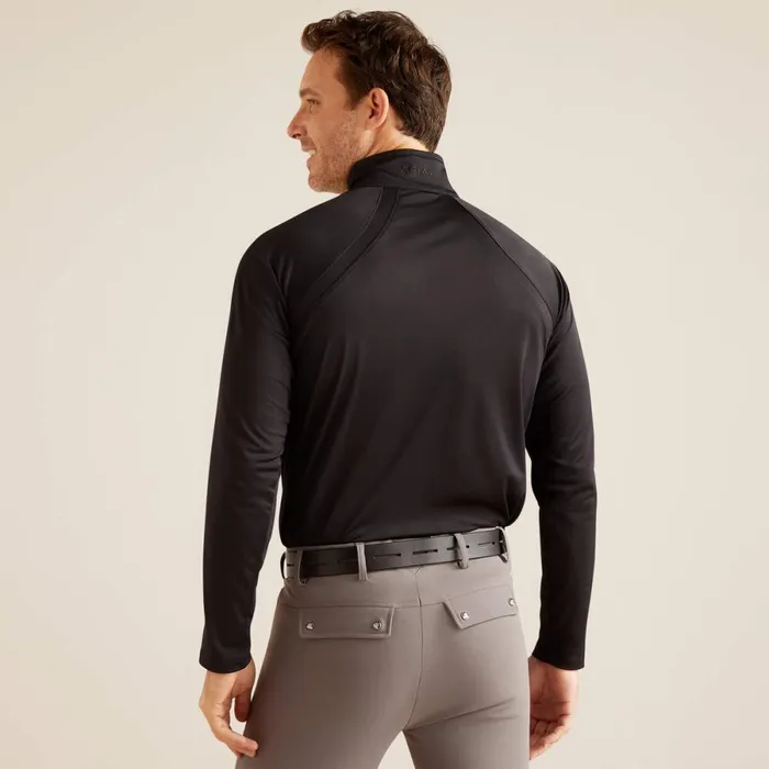 Sunstopper 30 14 Zip Baselayer Black Men Ariat TShirts and Polos Sunstopper 30 14 Zip Baselayer Black Men Ariat TShirts and Polos