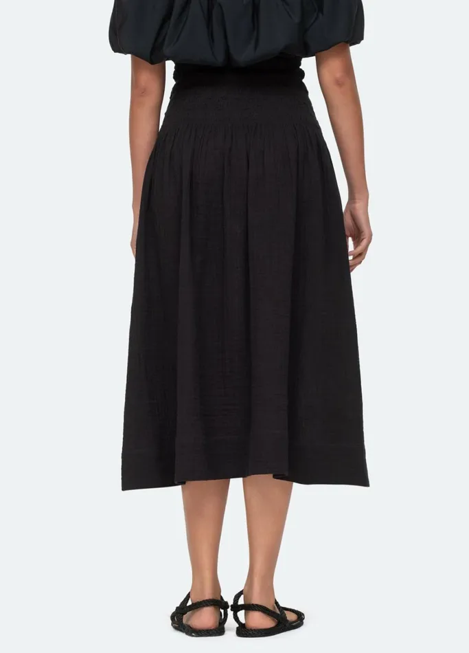 Swimwear Women Sea New York Sophie Skirt Coverup Black