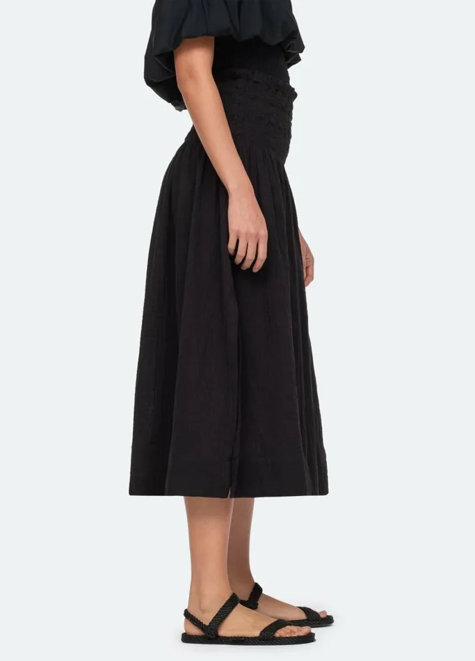 Swimwear Women Sea New York Sophie Skirt Coverup Black