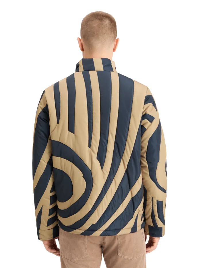 SWIRL PUFFER Night Desert Sand Swirl Men Scotch and Soda Jackets and Coats