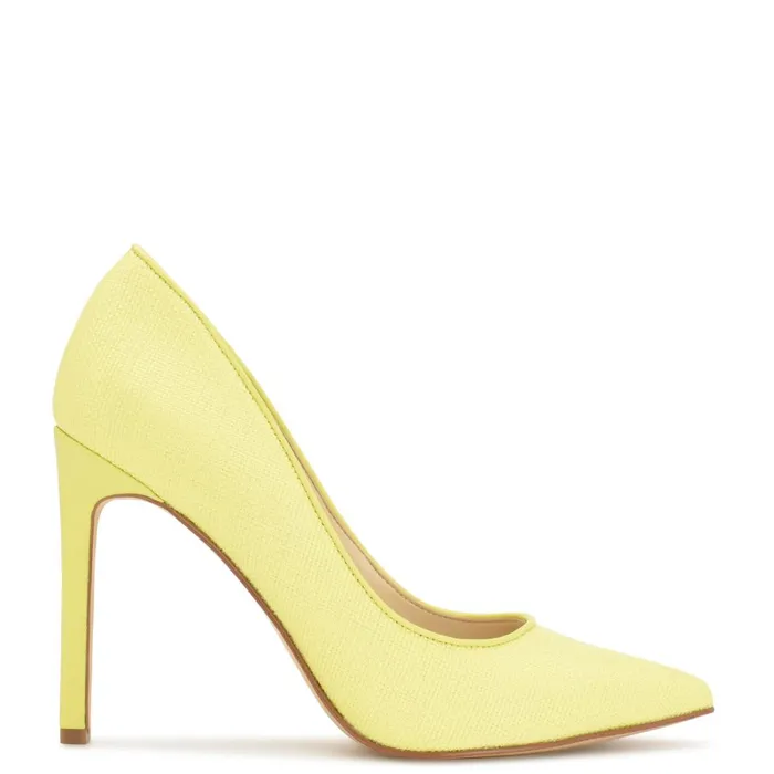 Tatiana Pointy Toe Pumps Lime Women Nine West Pumps