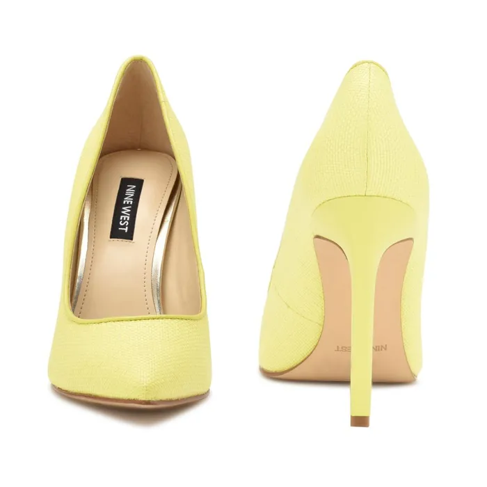Tatiana Pointy Toe Pumps Lime Women Nine West Pumps