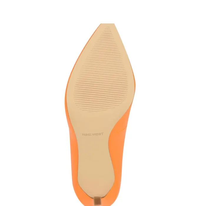Tatiana Pointy Toe Pumps Orange Women Nine West Pumps